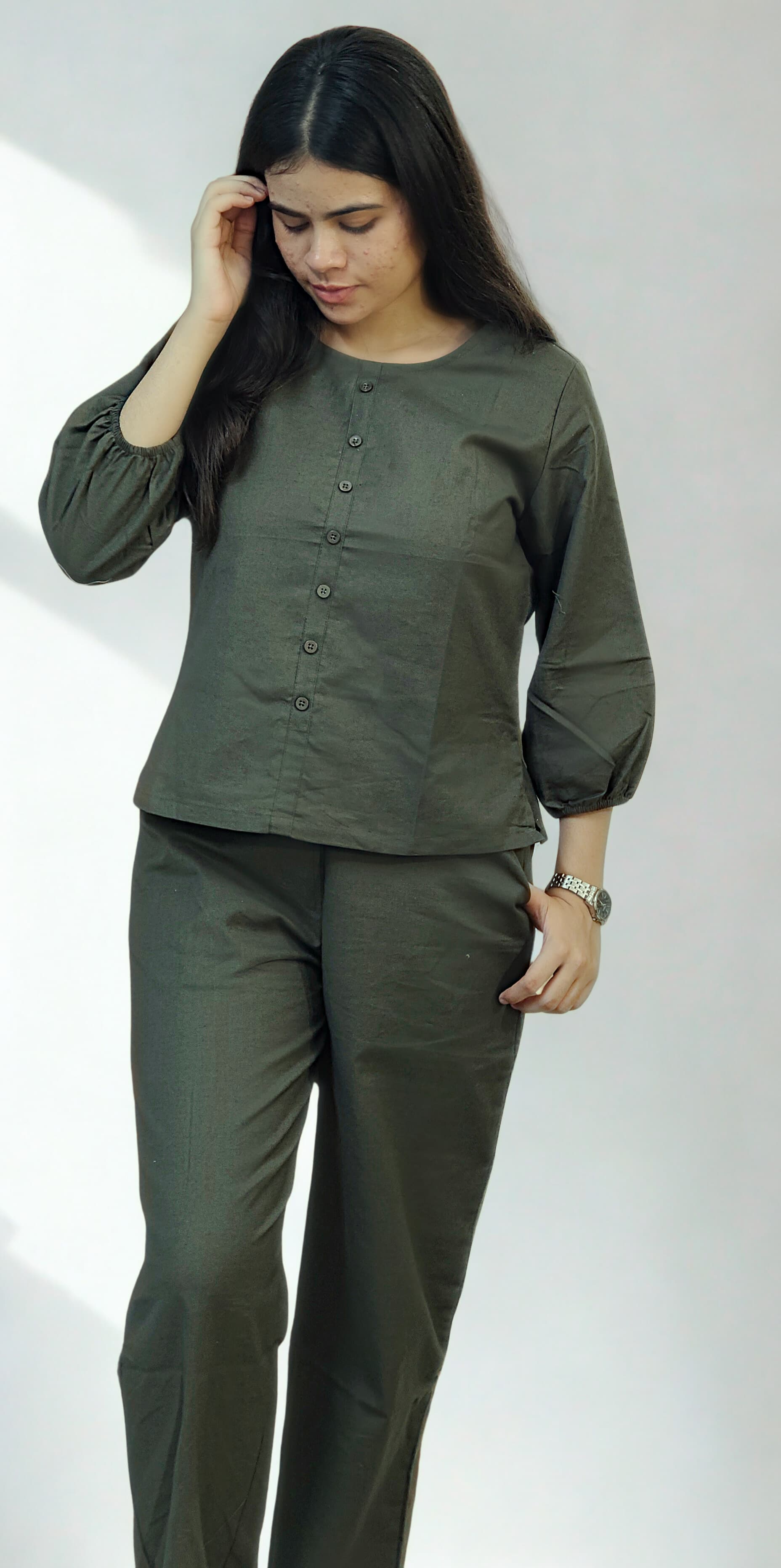 Summer Cotton Linen Set