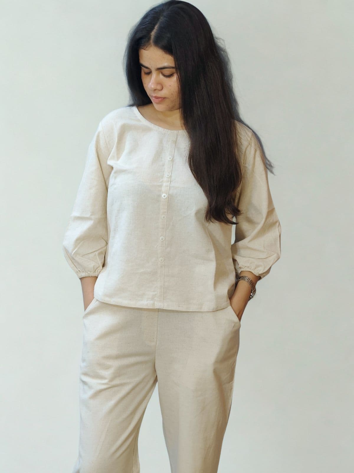 Summer Cotton Linen Set