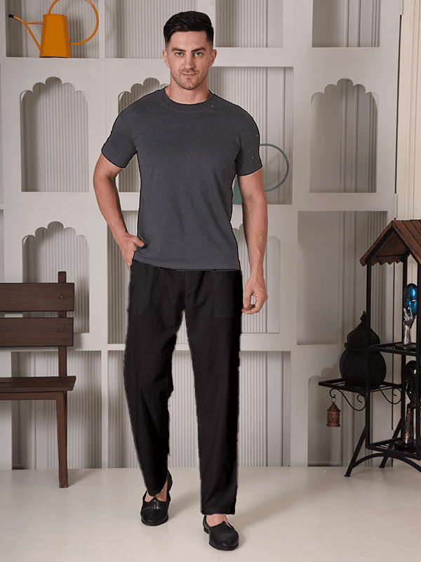 Regular Fit Linen Trousers