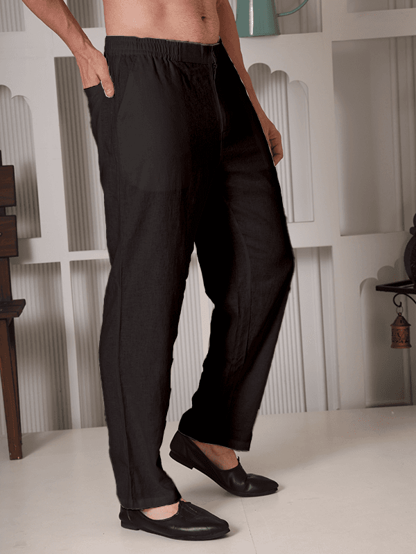 Regular Fit Linen Trousers