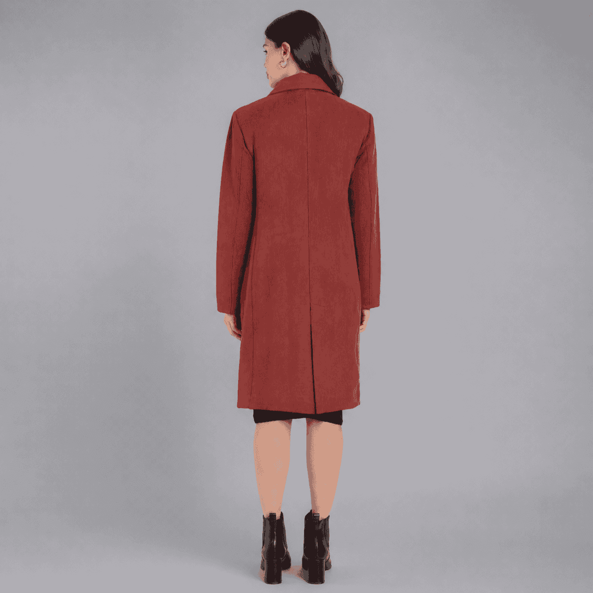 Women’s Longline Button Coat
