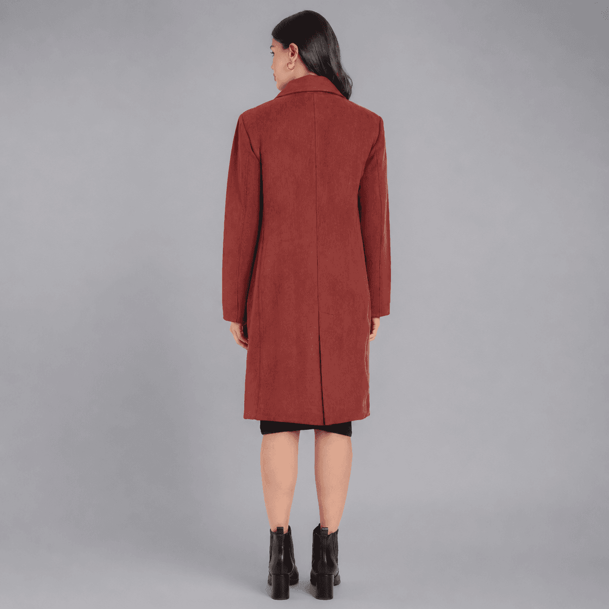 Women’s Longline Button Coat